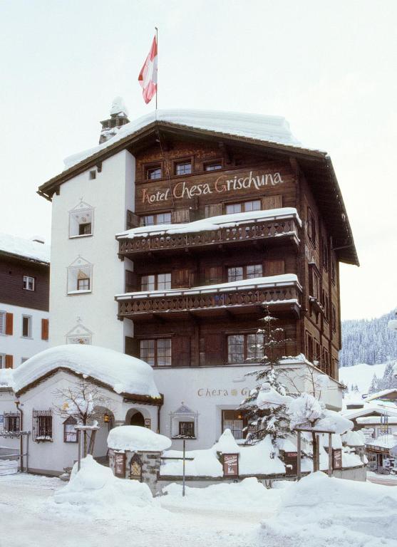 Hotel Chesa Grischuna Klosters Zewnętrze zdjęcie